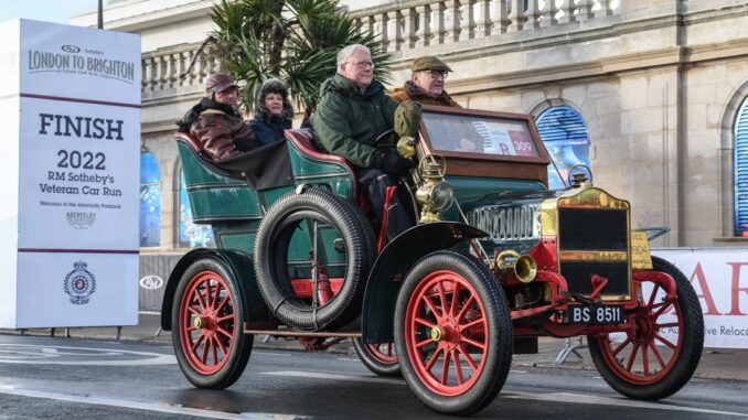 1904 Maxwell on 2022 London To Brighton Veteran Car Run