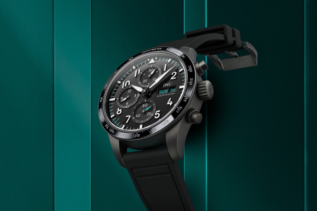 IWC Pilot’s Watch Performance Chronograph 41 AMG with rubber strap