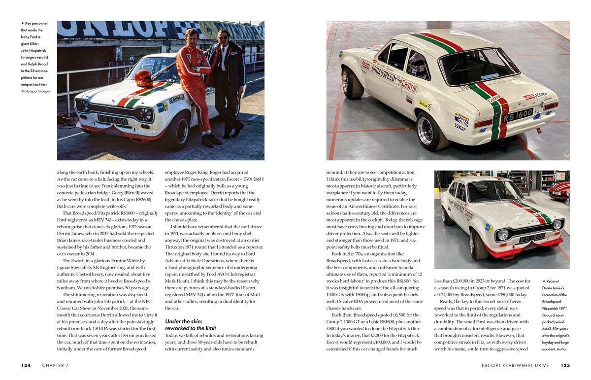 Fast Fords page spread on Ford Escorts
