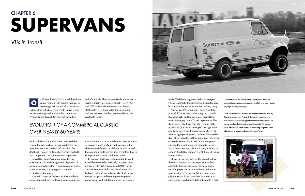 Fast Fords page spread on Supervans