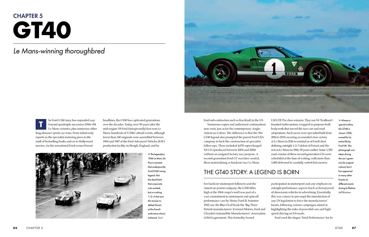 Fast Fords page spread on the GT40