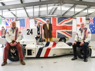Graham Humphrys, Dave Sims, Lord Hesketh and Nigel Rackett