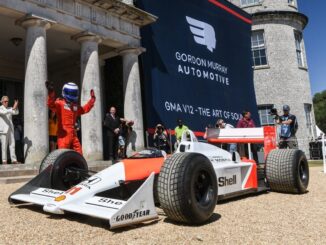 Alain Prost and his 1988 McLaren MP4/4