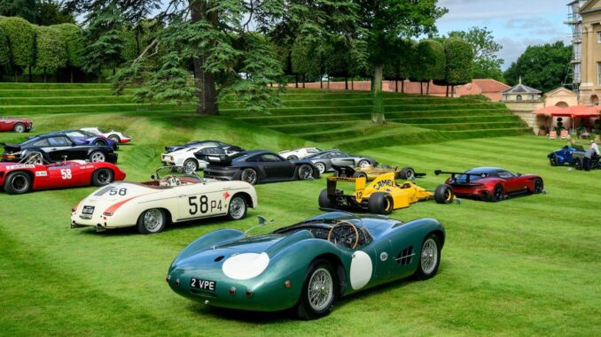 Classic cars at Heveningham Concours
