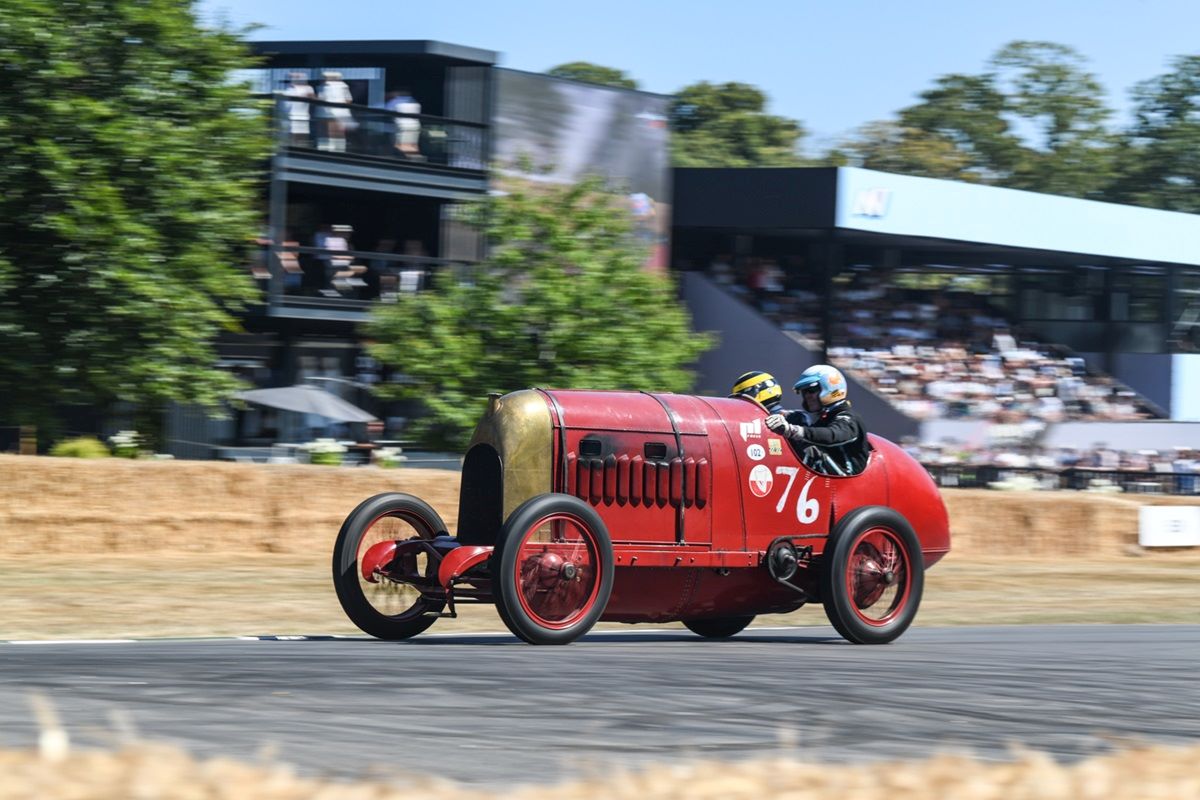 1911 Fiat S76 at Goodwood Festival of Speed