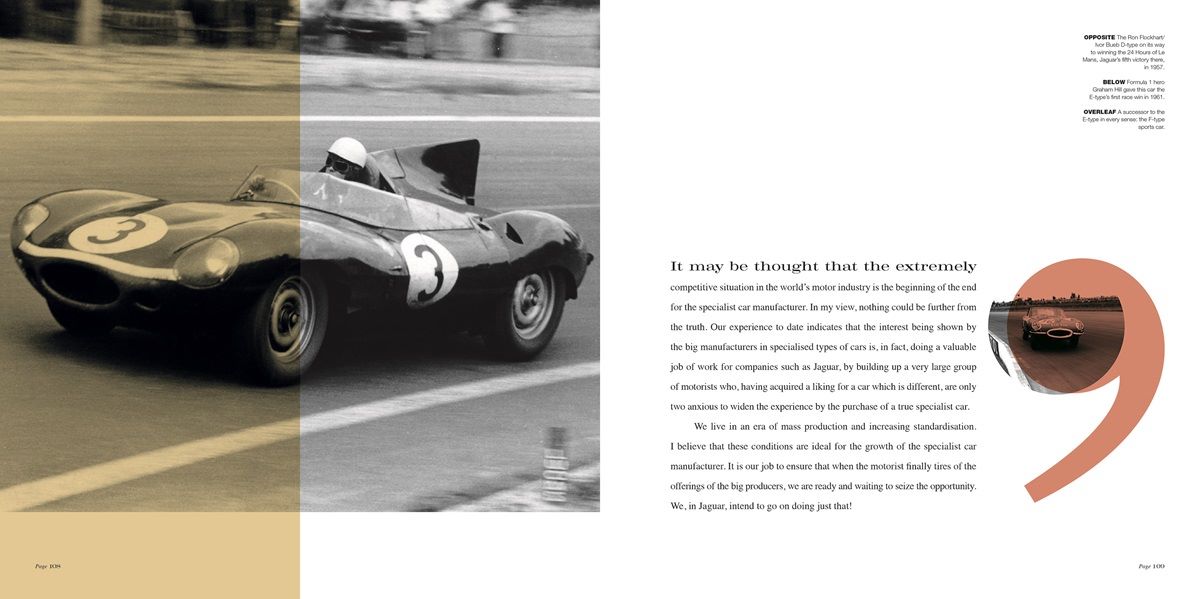 William Lyons on Jaguar page spread