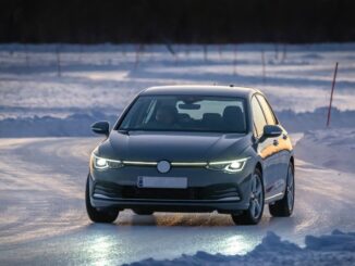 Winter night driving