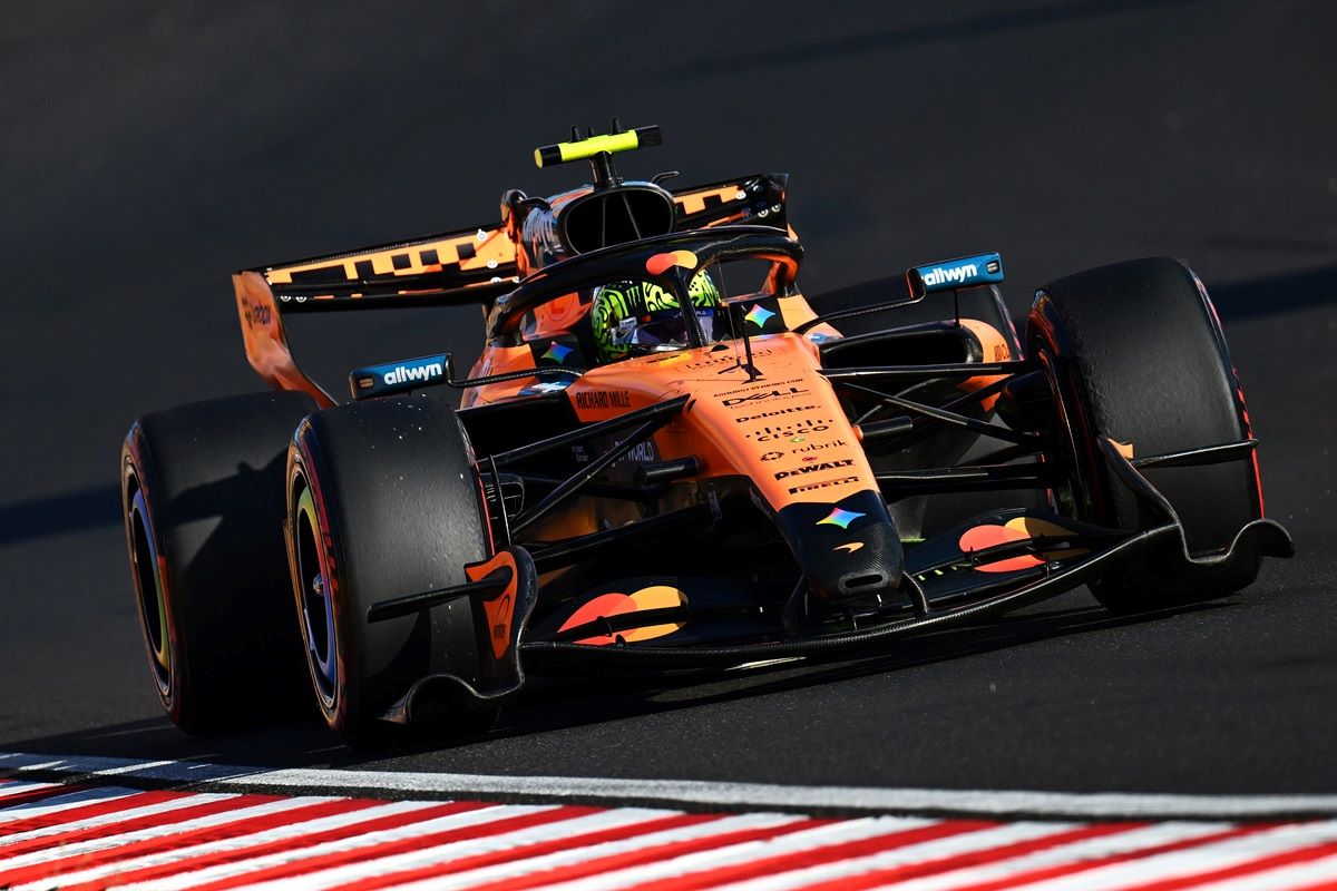 Lando Norris in Hungary