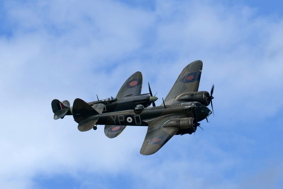 Flying demo at 2026 Heveningham Concours